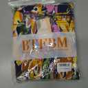 BTFBM Womens Spring 2026 Casual Maxi Dresses Short Sleeve Smocked Tiered Floral Boho Long Beach Dress with Pockets (XXL)