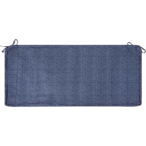 Magpie Fabrics Patio Bench Cushion Cover 45x18x3 Inch, NO Insert! Water&Fade Resistant Outdoor Loveseat Replacement Cover with Zipper (Navy Blue Textured)