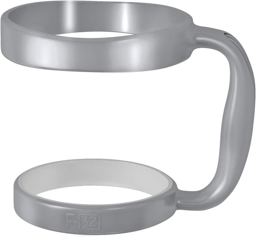 F-32 Handle - 19 COLORS - 30oz Size - Compatible with 30 oz YETI and 30 oz. OZARK TRAIL Tumbler Travel Mug (30 OZ, ZEN GRAY)