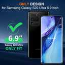 SPIDERCASE Designed for Samsung Galaxy S20 Ultra Case Waterproof, Built-in Lens & Screen Protector [Full Body Shockproof] [Military Drop Proof] [IP68 Underwater] Case for Galaxy S20 Ultra -Purple