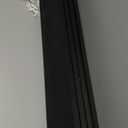 Wood Floating Shelves for Wall Decor, Rustic Wall Shelves for Bedroom Bathroom Kitchen Living Room, Set of 4 Black 36 Inch