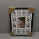 School Years Picture Frame K-12 Day Graduation Photo Collage Black Frame with Mat, Displays One 5x7 Photo and Twelve 2.5x3.5 Pictures