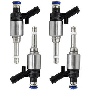 GEBANMR 06H906036G 4pcs Set Fuel Injectors 6 Holes Replacement for Audi A3 A4 A5 A6 Q3 Q5 TT for VW Beetle CC EOS GTI Tiguan Passat Jetta 2.0L Part# FJ1057 06H906036P 0261500076
