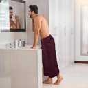 Utopia Towels Luxurious Jumbo Bath Sheet 2 Piece, 600 GSM, 35 by 70 Inches, 100% Ring Spun Cotton, Highly Absorbent and Quick Dry Extra Large Bath Towel, Super Soft Towel, Burgundy