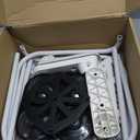 2PC Cat Window Perch with Bolster Foldable Cat Hammock Cushion Bed for Window with Metal Frame, Large Suction Cups Cordless Window Resting Seat for Indoor Cats (Cushion Bed, 2PC)