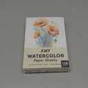 XWT 120 Sheets Watercolor Paper Bulk, 5x7in 110lb/230gsm, Cold Pressed Acid Free Natural White Textured Water Color Painting Art Supplies, Drawing Gift for Professional Adult Artists
