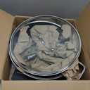 DOTCLAD Wok pan,Hybrid 12 inch Wok with Lid, PFOA Free Cookware,non stick Stainless Steel Woks & Stir-fry pans Nonstick, Dishwasher and Oven Safe, Works on Induction