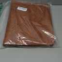 Embossed Faux Leather Zippered Padfolio with 3 Ring Binder, Executive Portfolio Organizer Binder for Women, Fits 13.9" Laptop/Tablet, Refillable Writing Pad Pocket, Brown (Zipper Portfolio(13.7"x11"x1.57"))