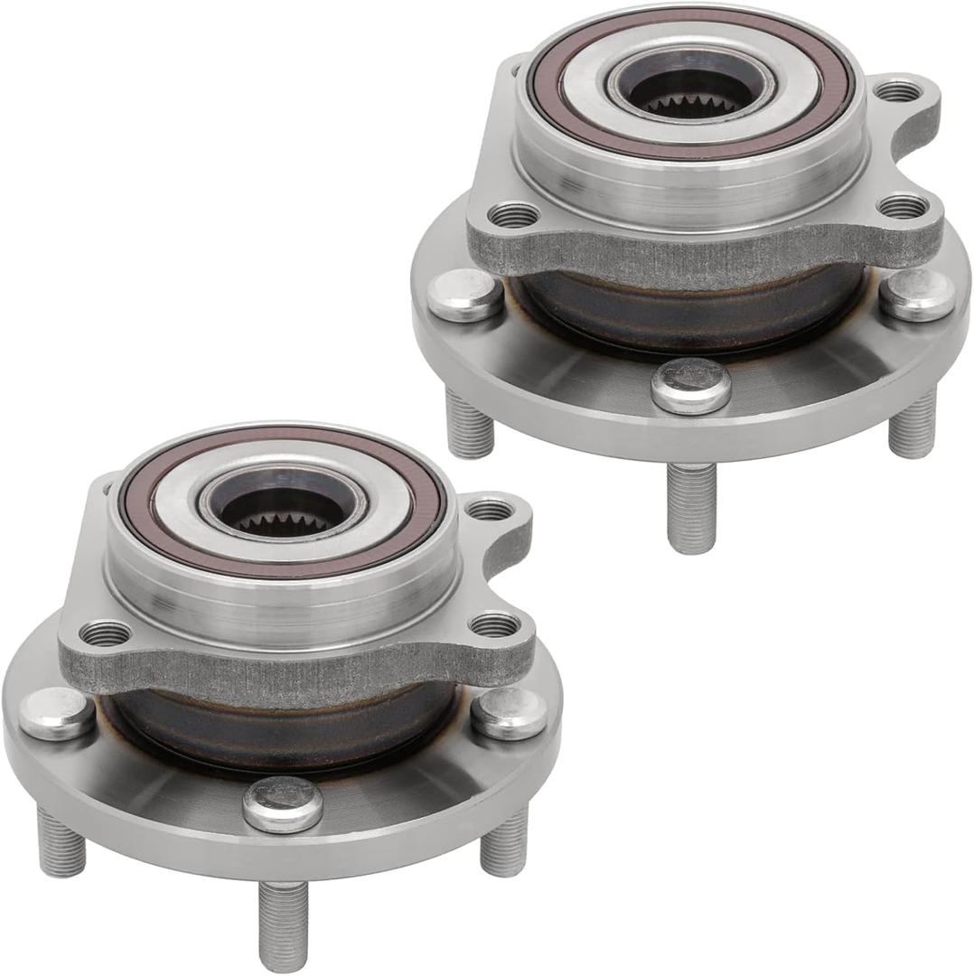 2PCS 513302 Front Wheel Bearing and Hub Assembly Fit for 2019 Subaru Ascent, 2019-2021 Forester, 04-2007 Impreza WRX STi; WRX STi Limited, 2008-2014 Impreza WRX STi, 15-2020 Legacy, Outback