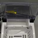 Sweetcrispy Countertop Ice Maker Machine, Portable Self-Cleaning Ice Machine with Ice Scoop, Basket and Handle, 9 Cubes in 6 Mins, 26.5lbs/24Hrs, 2 Sizes of Bullet Ice for Home Kitchen, Coal Black