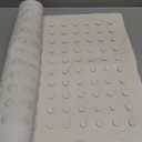 Rubbermaid Commercial Products Bath Tub and Shower Mat, 36-Inch X 18-Inch, White, Extra Long, Machine Washable, Safti-Grip Non-Slip Bathroom Mat with Suction Cups for Home/Hotel/Shower/Bathtub