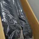 Ergonomic Office Chair with High Back Headrest, PU Leather Executive Desk Chair - Padded Flip-Up Armrests, Lumbar Support, Swivel Computer Chair for Home Office & Gaming, Black