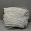 OOOK Storage Basket Set, 3 Pack Baskets for Shelves, White Storage Baskets for Organizing Toys, 11.4"Lx9.4"Wx7.4"H