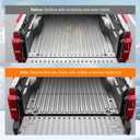 powoq 6FT Truck Bed Mat Compatible with 2024-2026 Toyota Tacoma Bed Liner Tailgate Mat TPE Bed Mat Truck Liner Replacement for 2024 2025 2026 Toyota Tacoma Accessories