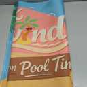 Yinhua Summer Pool Doormat, Non Slip Pool Floor Mat for Deck, Swimming Poolside Seating Mats with Rubber Backing Walk Summer Door Mat for Outside Patio Beach Swimming Pools Lounging, 24"x48"