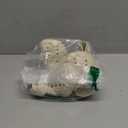 DOGOYS Dog Shoes, Dog Sandals for Hot Pavement, Non-Slip Waterproof Dog Booties for Winter Snowy Day and Summer, Adjustable Straps Easy-Clean Beach Outdoor Pet Boots Rugged Sole-4Pcs Beige, Size 6