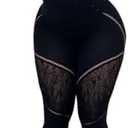 AVZXSA Women's Sexy Seamless Jumpsuit 2 piece outfit, Mock Neck Long Sleeve Bodysuit with Snap Crotch and Leggings Set, Black Plus 