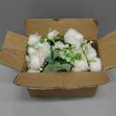 Mkono Peonies Artificial Flowers, Small Silk Flowers for Home Decor Indoor Fake Bouquet Faux Floral Arrangements Dining Table Centerpieces for Kitchen Party Decor White