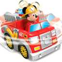 Disney Junior Mickey's 5.5" Full-Function Remote Control Firetruck, R/C Vehicle, Children Ages 3 Years and up