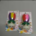 2 x 14 Rotating Lotus Birthday Candles with Music for Parties: Celebrate in Style (Color)
