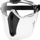 NoCry Safety Face Shield Mask for Work with Premium Anti Fog and Anti Scratch Technology  Durable ANSI Z87.1 Certified Grinding Face Shield with Extreme Impact Resistance