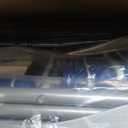 Beach Chairs for Adults Heavy Duty, Compact Portable Lay Flat Folding Chair with Backpack Straps and Large Cooler Pouch, Support to 350LBS (Stripes_Blue&Cyan)