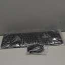 Wireless Keyboard and Mouse Combo, Full Size Silent Ergonomic Keyboard and Mouse, Long Battery Life, Optical Mouse, 2.4G Lag-Free Cordless Mice Keyboard for Computer, Mac, Laptop, PC, Windows (Black)