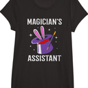 Magicians Assistant Magic Lover Magician For Kids T-Shirt XS Youth 116/5-6