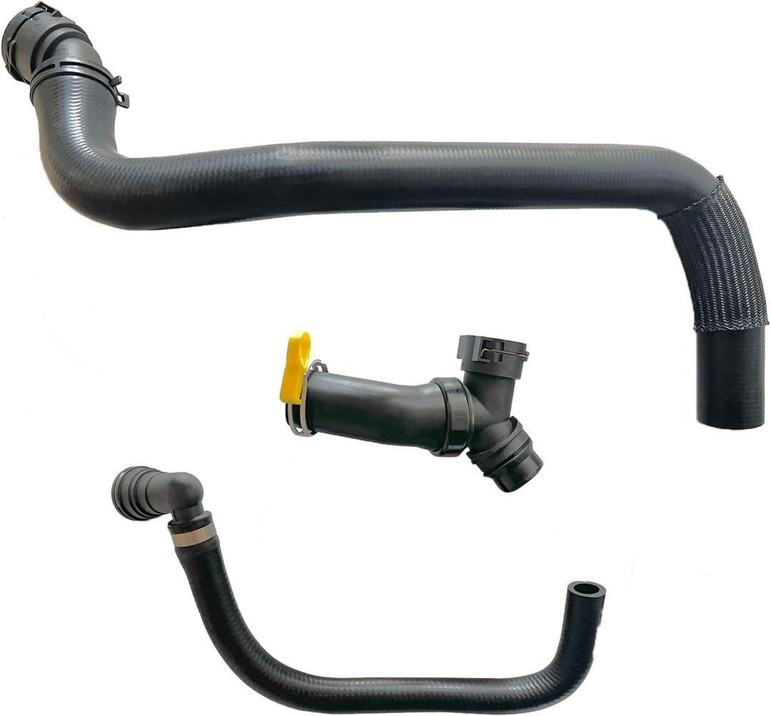 Upper Radiator Hose Y-Connector, Lower Degaus Compatible with Ford F150 5.0L 2011-2020, Replaces DR3Z-8566-A