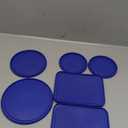 Replacement Lids for Pyrex Glass Food Storage Containers Rectangular (1) 1-Cup (2) 2-Cup (2) 4-Cup (1) 7-Cup (2) 3-Cup (1) 6-Cup Round Rectangle (Blue)