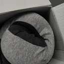 leqsdijk Seat Cushion for Truck Driver, Memory Foam Truck Seat Cushion with L-Shaped Ergonomic Design, Lumbar Support Pillow & Tailbone Pain Relief for Long Driving, Semi Truck Accessories (Average Size)