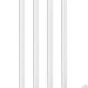 Mars-Rock Over The Door Metal Hooks with Plastic Coating 10" Fit 0.5" to 1 3/8" Door 4 Pcs Heavy Duty Single Towel Robe Rack Wreath Bathroom Shower Hanger Shoe Organizer Ironing Board Long White