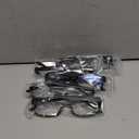 Gaoye 4.0 Professional Reading Glasses for All Day - Computer Readers with Blue Light Protection - Value Pack (B1-5 Pack Light Black)