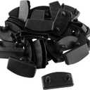 JCBIZ 30pcs 57x8mm Plastic Bed Slat End Caps Holders Plastic Connector Furniture Accessories for Holding Securing Wooden Slats Bed Base