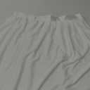 Leegleri 108Inch Long White Polyeste, Table Skirt for Rectangle Tables, Wrinkle Resistant Pleated Ruffle Table Cloth for Banquet, Wedding, Trade,  Shower (Tablecloth Not Included) 