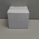 Gomakren Fruit Basket for Kitchen, Fruit Bowl with Holes, Ceramic Berry Basket Set of 2, 5.7 Inch Square Berry Containers Colander - Farmhouse Kitchen Decor, White