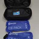 Insulin Cooler Travel Case TSA Approved Medication Diabetic Cooler for Travel with Temperature Display Refrigerated Medicine Organizer Bag with 2 Ice Pack (Blue)