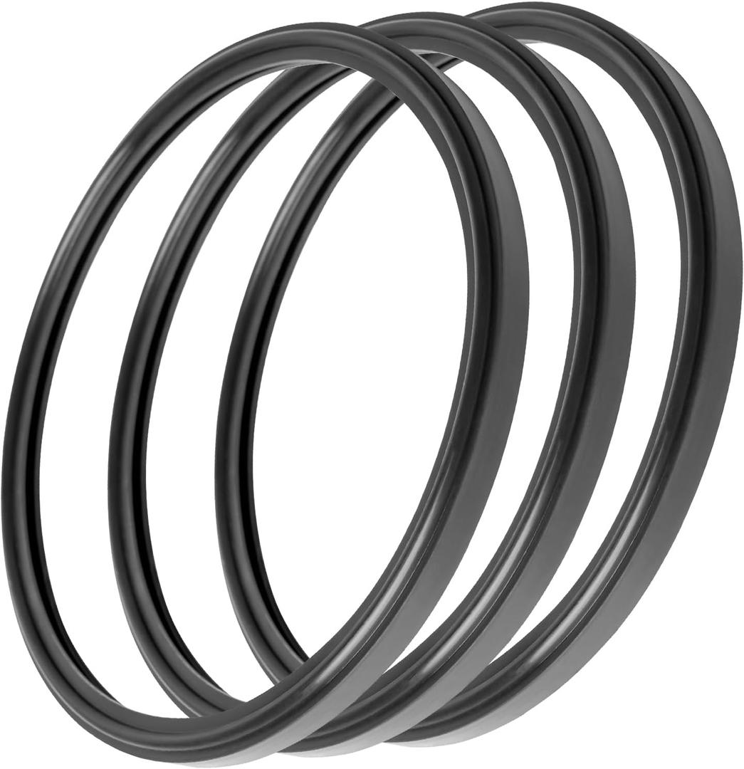 Pool Light Gasket for Hayward SPX0580Z2, Lens Gasket Compatible with Hayward AstroLite Series Underwater Lights, Leak-Proof Seal Replacement for SP0580, SP0580s and SP0583SL Series (Black-3pcs)