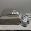 BEDELITE Flannel Pillowcases Standard Set of 2, Super Soft Fleece Pillow Case Cover with Zipper for Bedroom, Sofa, Couch,Luxury Cozy Fuzzy Velvet Pillow Shams for All Seasons(20x26 Inches, Gray)