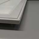 EZ-FLO 25 x 20 Inch (Duct Opening) Return Air Vent Cover for Wall or Ceiling, Solid Steel Return Air Filter Grille, HVAC Vent Cover, White, 61634