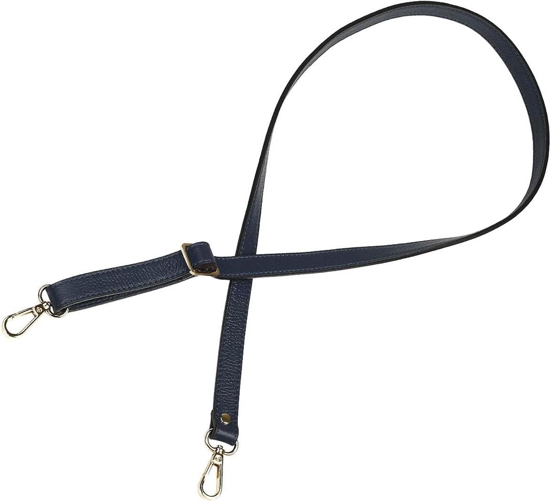 VanEnjoy Full Grain Genuine Leather Adjustable CrossBody Strap Replacement for Bag Purse, 0.7" Wide,26-51" Long