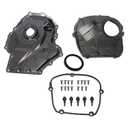 Engine Timing Chain Cover with Gasket fit for VW Beetle/Jetta/Passat/Tiguan/Sharan/Scoricco/Golf/GTI/EOS/CC, fit for Audi A3/A4/A5/A6/TT/Allroad/Q3/Q5 1.8T 2.0T 2007-2017 06H103269C,06H109210A
