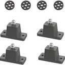 Anti-Vibration Shock Absorbing Rubber Mounting Bracket for Ductless Mini Split Air Conditioner Condensers