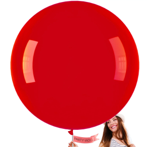 PARTYWOO, RED, 36, Balloons