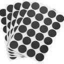 Mr. Pen- Self Adhesive Magnet Dots, 120 Pcs, 1.2" x 1mm, Magnets for Crafts, Magnets with Adhesive Backing, Magnet Stickers (Black Round)