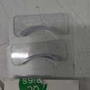 Adhesive Shower Curtain Rod Holder, 4 Pcs Tension Rod Holders, No Drilling | Invisible Rod Retainer, Transparent Wall Mount Holder for Shower Curtain Rod, (Rod Not Included)