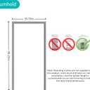 Walk-In Cooler Gasket Replacement Kit for U.S. Cooler Brand - Standard Width, Tall Door 35-3/4 96-1/4 On-site customizable trimming