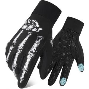 RIGWARL Waterproof Winter Gloves for Cold Weather, Touchsreen Anti-Slip Gloves Liner for Men Women Cycling Drving Runing Hiking Walking