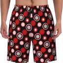 Mens Swim Trunks with Mesh Lining,Quick Dry Big Tall Board Shorts Swimsuit Beach Pants Swimwear Bathing Suits