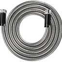 Beaulife Metal Short Garden Hose 10ft Connectors, Drainage Hose for Dehumidifier Small Water Hose Extension High Pressure Bib Reel Extender, Drinking Water Hose for RV Outdoor